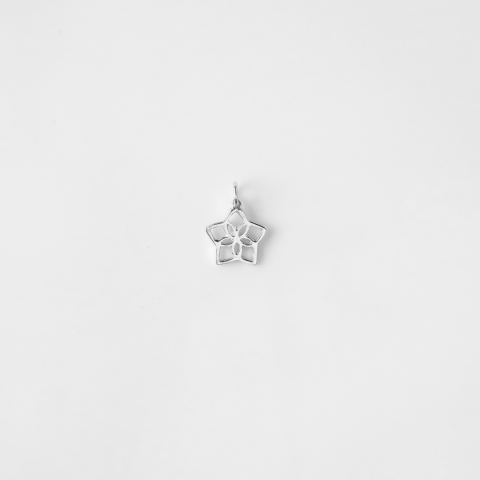 LARKSPUR JULY BIRTHFLOWER PENDANT